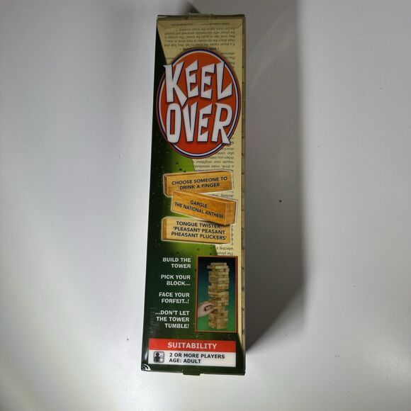 Keel Over - Adult Party Tumbling Blocks Drinking Game~New ~ Fun Gift - Picture 1 of 5